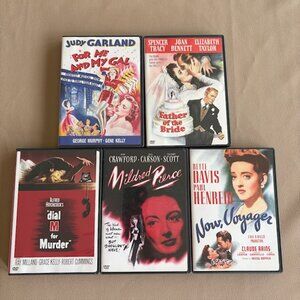 Leading Ladies of the Studio Era Five Disc DVD Box Set Classic Films Gift